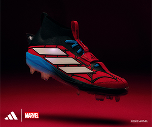 adidas & Marvel. Spiderman baseball cleat.
