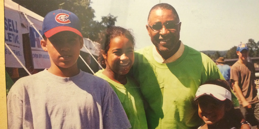 George Springer Jr. with his family